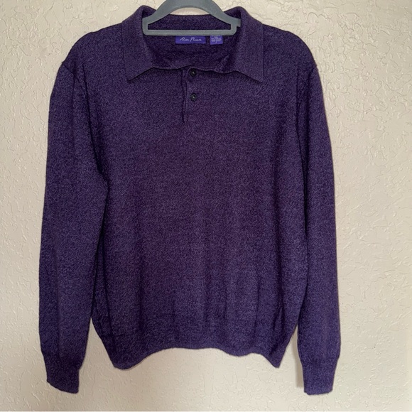 Alan Flusser Deep Purple Women’s Sweater
Size L Merino Wool Blend Purple - Picture 1 of 4